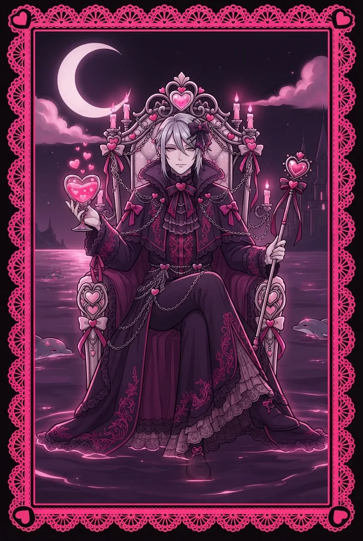 컵 킹 King of Cups 타로 카드
