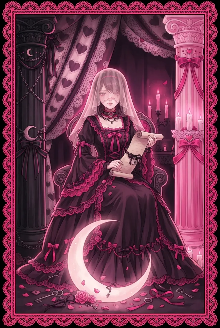여사제 The High Priestess 타로 카드