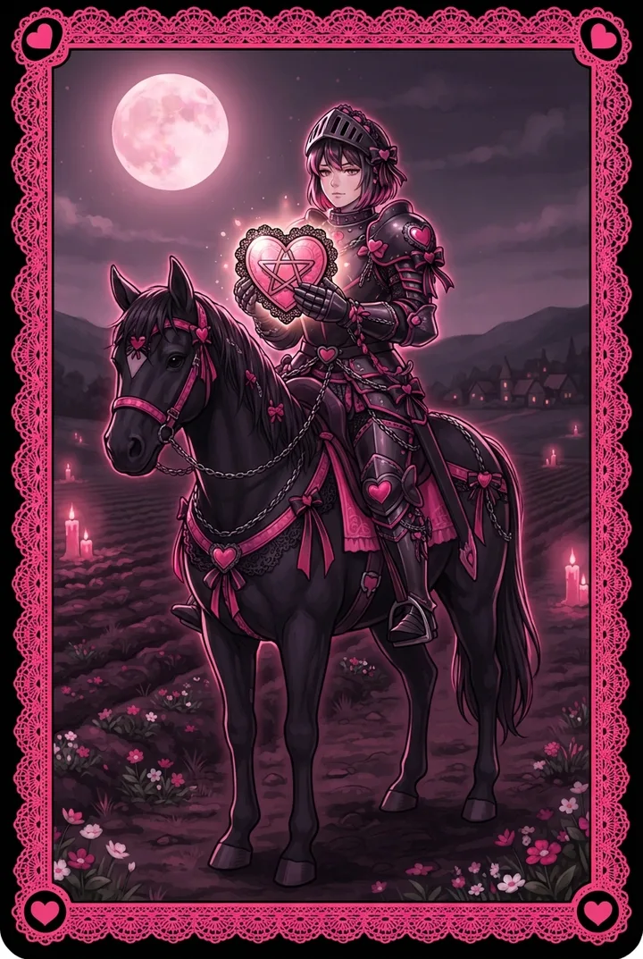펜타클 나이트 Knight of Pentacles 타로 카드