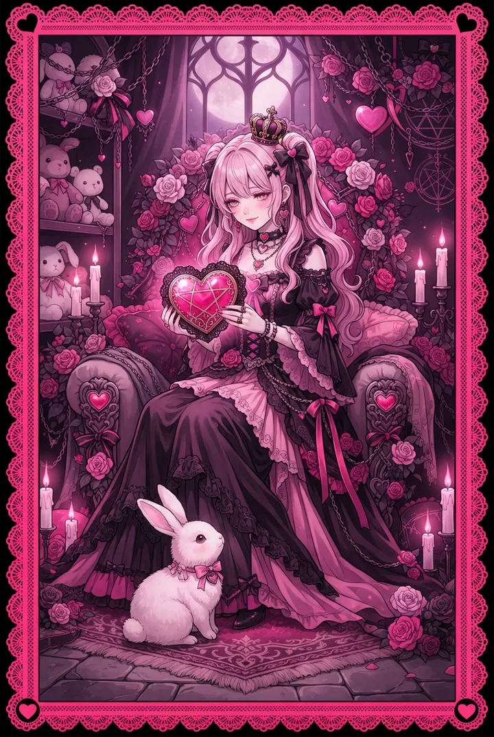 펜타클 퀸 Queen of Pentacles 타로 카드