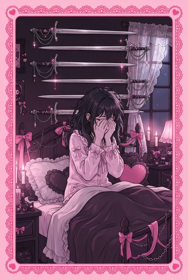 소드 9 Nine of Swords 타로 카드