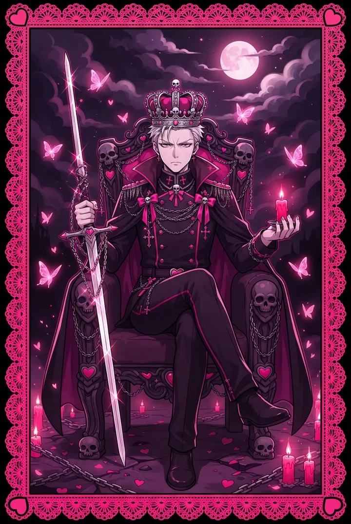 소드 킹 King of Swords 타로 카드