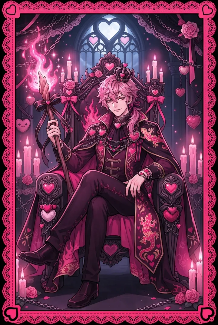 완드 킹 King of Wands 타로 카드